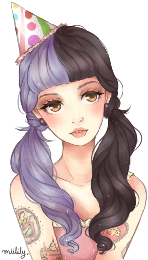 34 Images About Melanie Martinez On We Heart It - Melanie Martinez Fan Art Pity Party (450x550), Png Download
