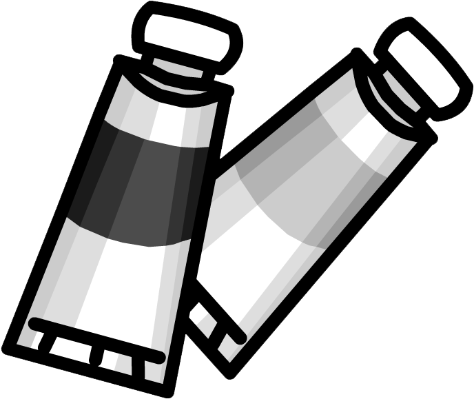 Mime Face Paint Clothing Icon Id 2039 - Club Penguin Face Paints (713x603), Png Download