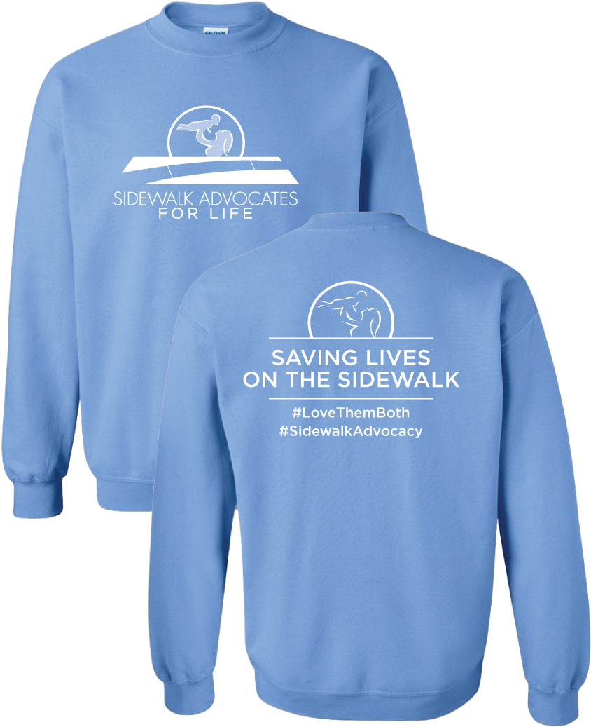 Logo Sweatshirt In Light Blue - Sweatshirt (936x1332), Png Download