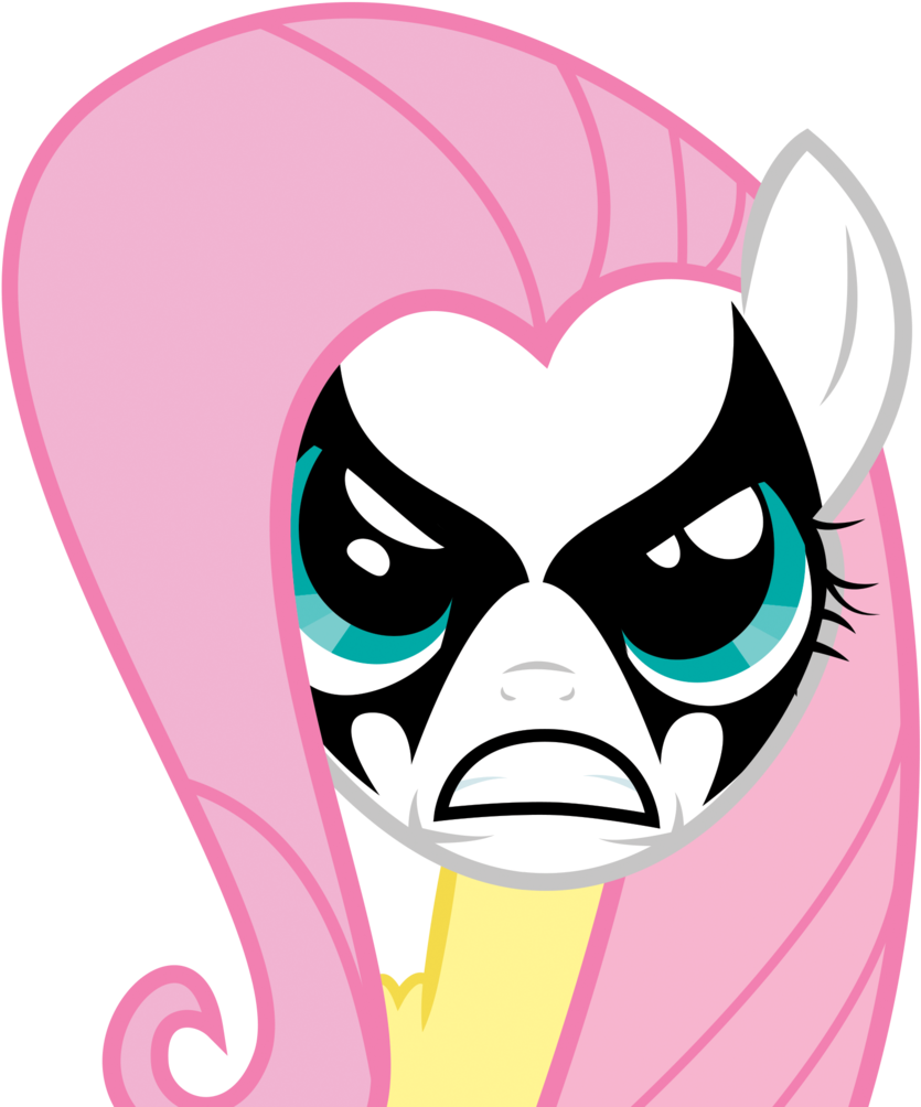 Dairedo96, Face Paint, Facepaint, Fluttershy, Safe - Cartoon (905x1024), Png Download