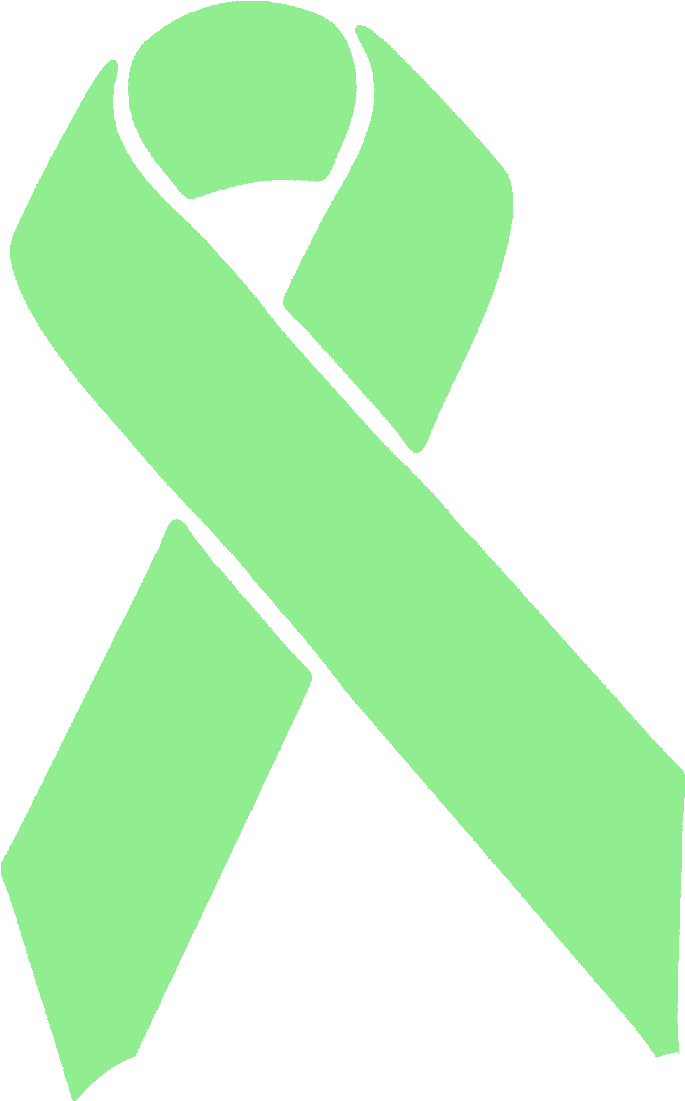 Light Green Ribbon (751x1100), Png Download