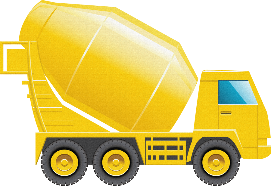 Construction Vehicle Clipart Png - Construction Truck Clipart Png (900x618), Png Download