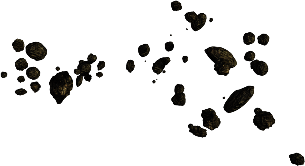 Astero#belt-13a By Mototsume On Deviantart - Asteroids Png (1191x670), Png Download