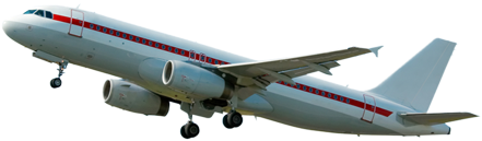 Airplane Background Png Transparent - Philadelphia International Airport (445x355), Png Download