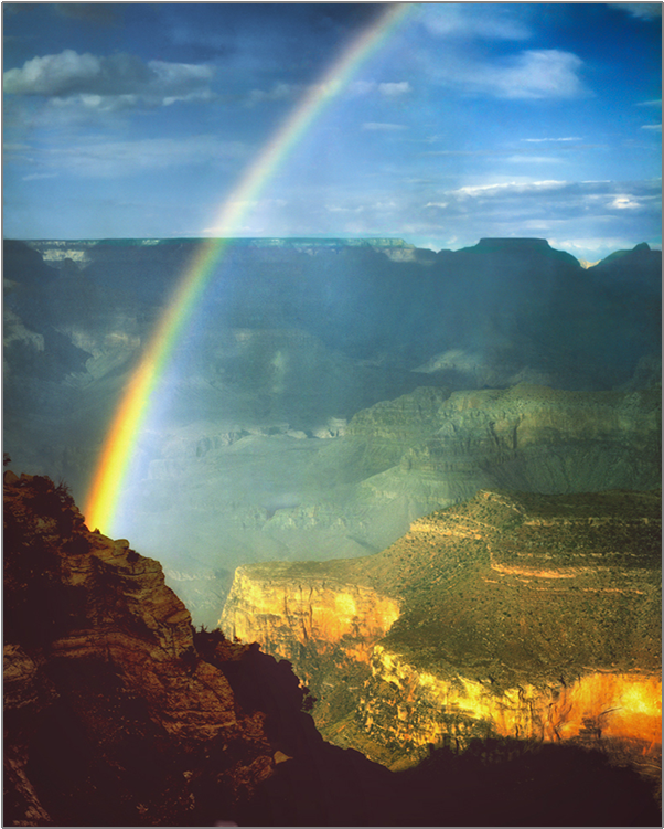 Rainbow At Grand Canyon - Grand Canyon Village (750x750), Png Download