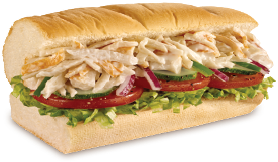 Amines In Subway - Subway Jamaica Sandwich (593x353), Png Download