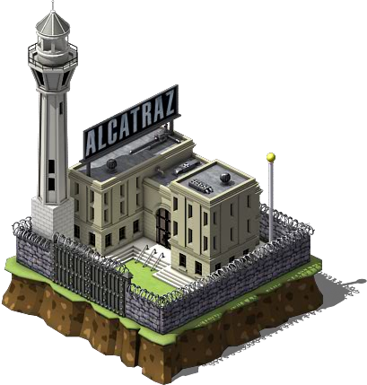 Alcatraz Federal Prison - Alcatraz Prison Png (409x429), Png Download