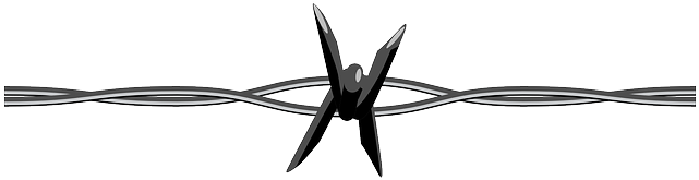 Barbed Wire, Fence, Cable, Wire, Prison - Barbed Wire Clip Art (640x320), Png Download