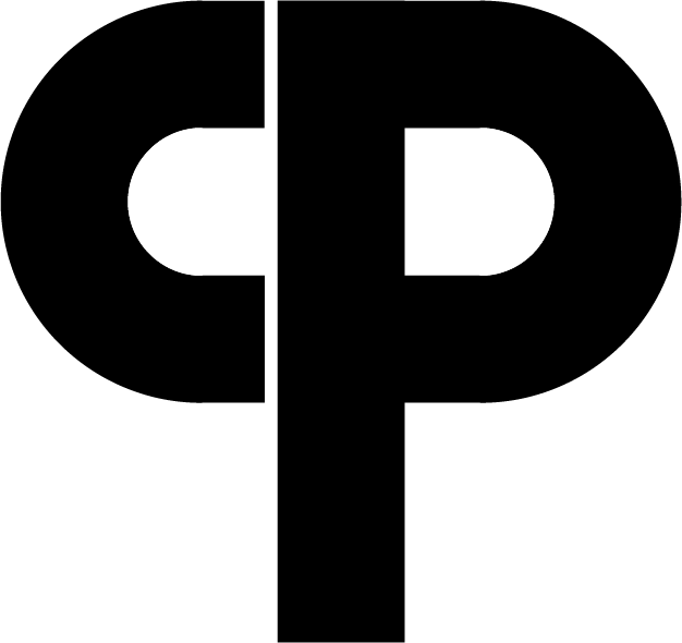 Cp-logo - Cp Logo Black & White (626x590), Png Download
