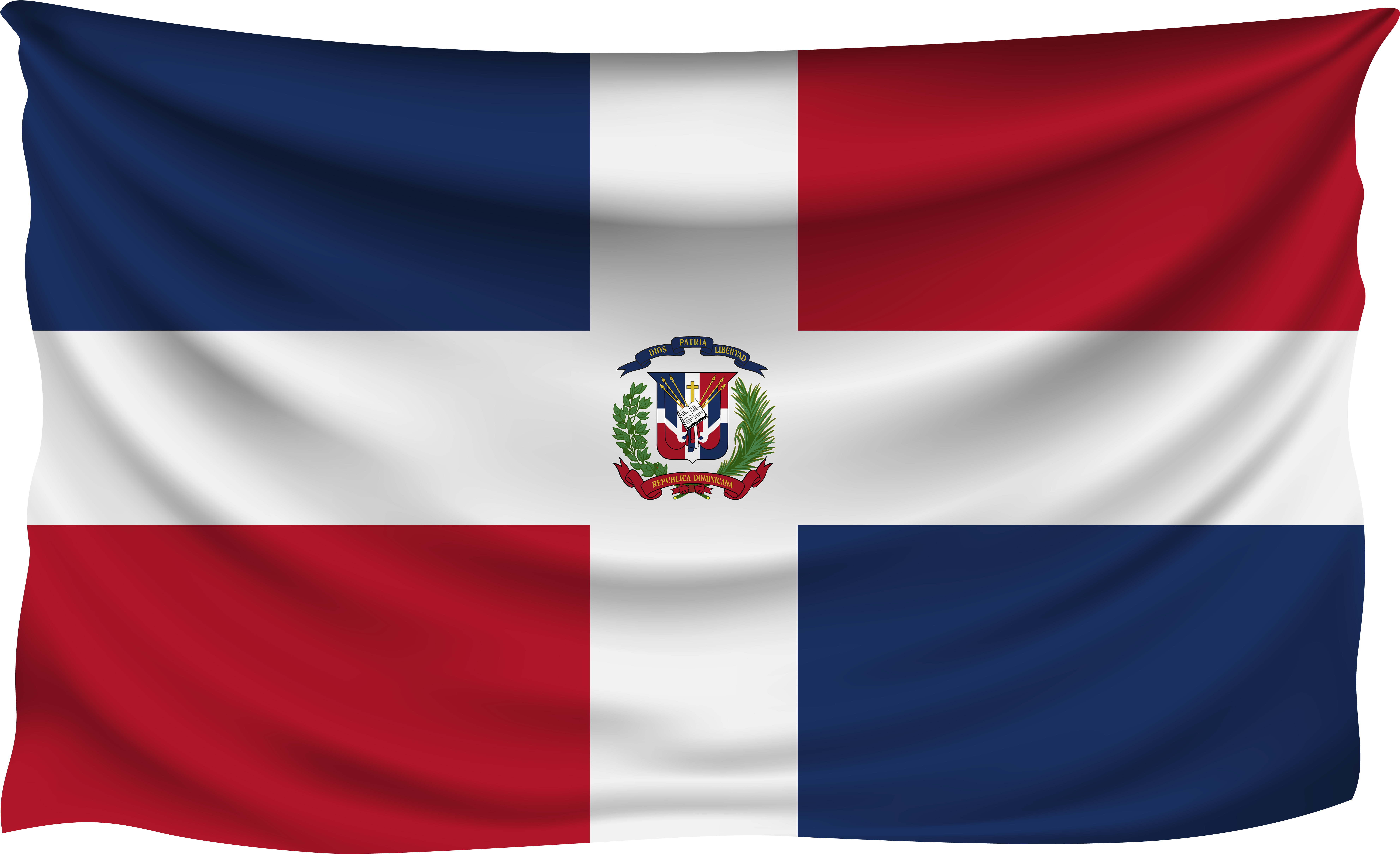 Dominican Republic Flag Png (8000x4912), Png Download