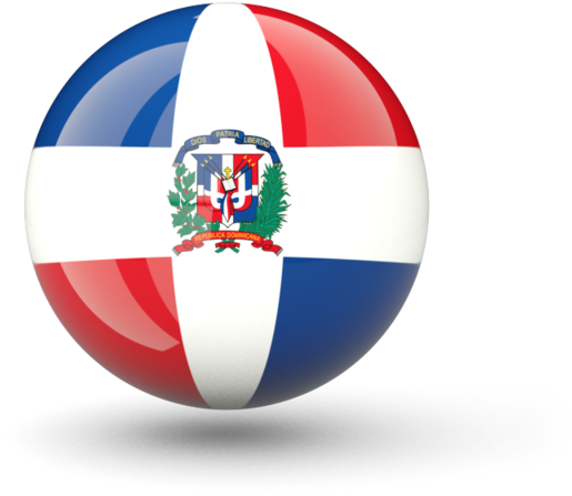 Illustration Of Flag Of Dominican Republic - Dominican Republic Flag Icon (640x480), Png Download