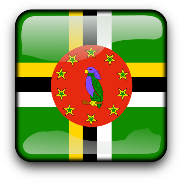 Flag Of Dominica Flag Of The Dominican Republic Flag - Dominica Flag Png (750x750), Png Download
