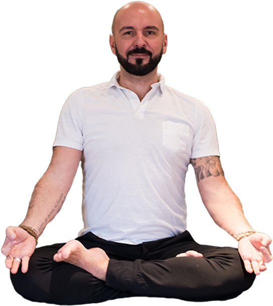 Yoga Man Png Picture - Yoga Man Png (550x728), Png Download