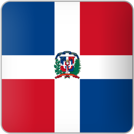 Illustration Of Flag Of Dominican Republic - Dominican Republic Flag Square (640x480), Png Download