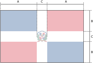 Construction Sheet - - Dominican Republic Flag (540x240), Png Download