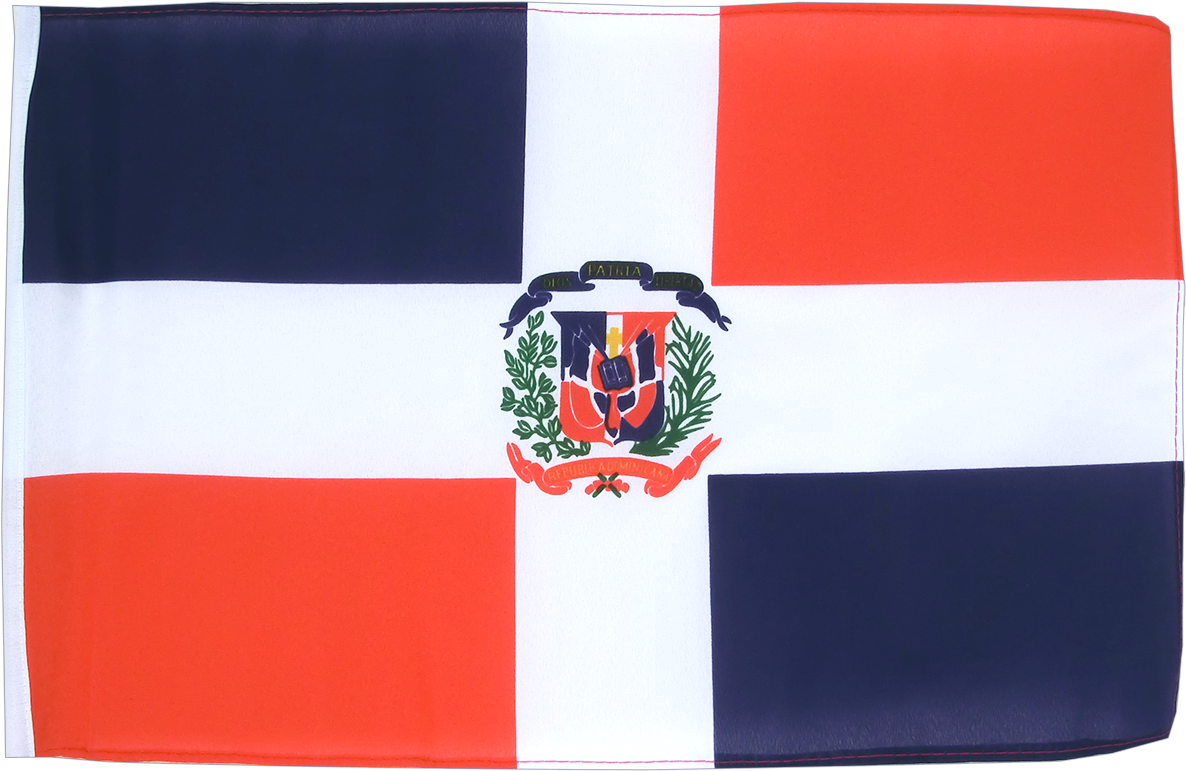 Dominican Republic Hand Waving Flag - 12x18" (1500x1000), Png Download