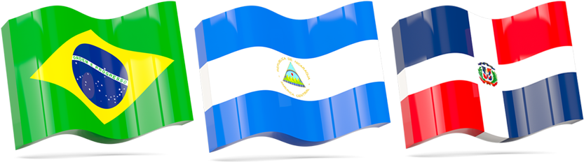Brazil Honduras Dominican Republic - Inflatable (832x275), Png Download