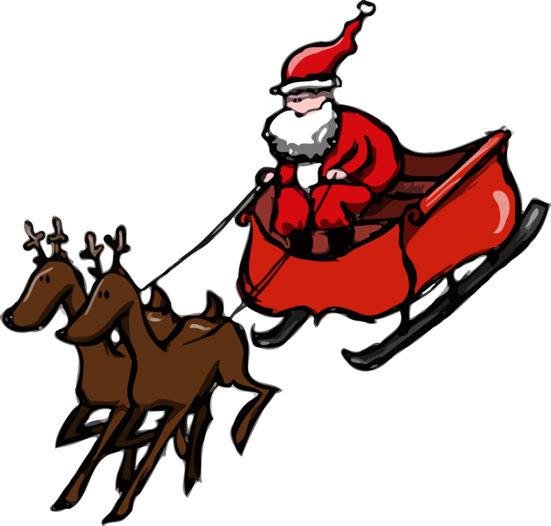 Christmas,comic Claus,sleigh, - Santa Claus Clipart Cars (500x472), Png Download