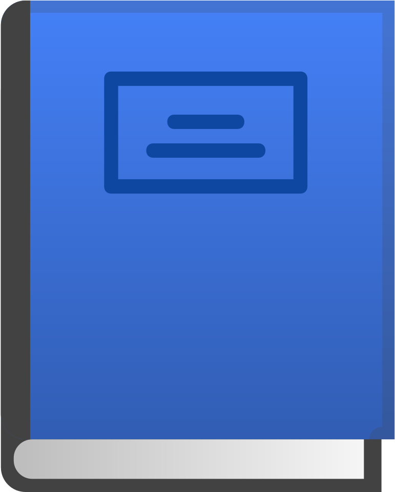 Blue Book Icon - Libro Azul (1024x1024), Png Download