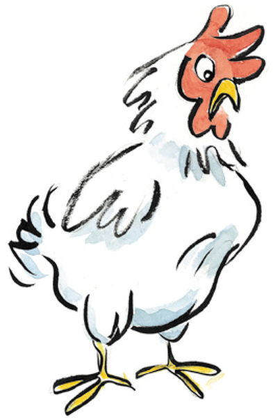 Skype - Rooster (393x600), Png Download