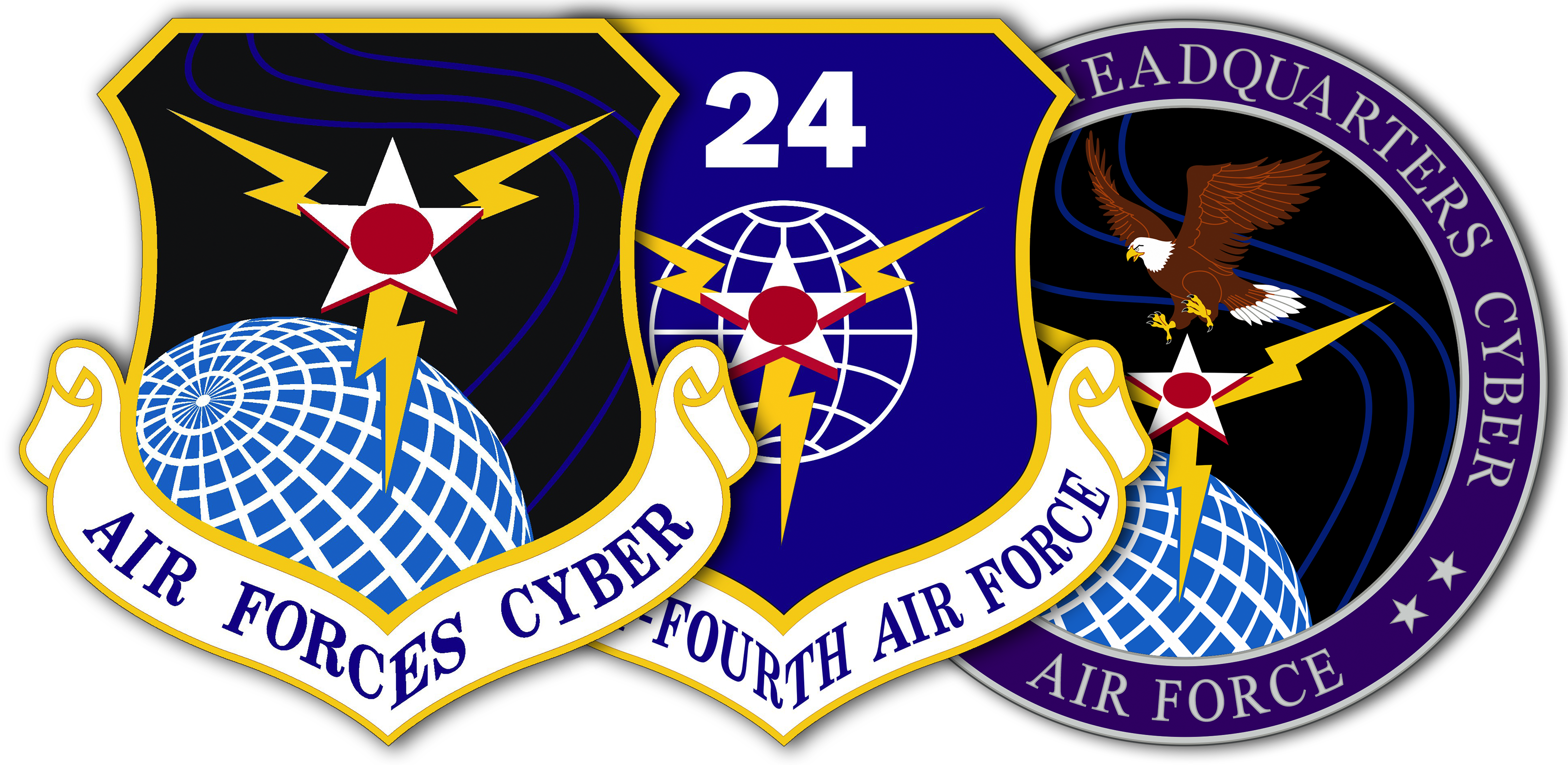 Air Forces Cyber (3225x1575), Png Download