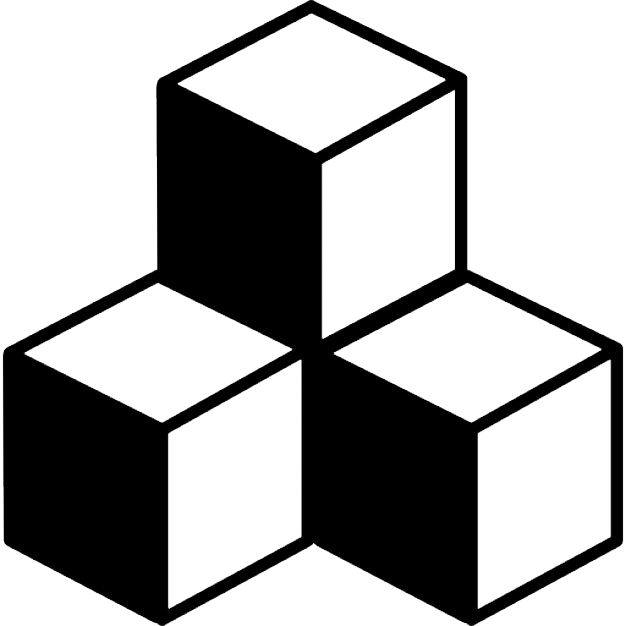 Download - 3 Cube Icon (626x626), Png Download