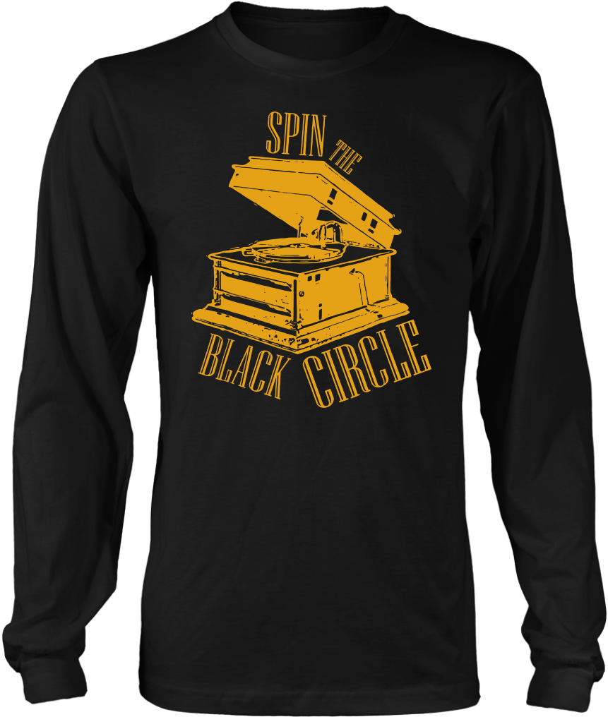 Spin The Black Circle, Pro Vinyl Grunge T Shirt - Thank A Veteran Gift (1024x1024), Png Download