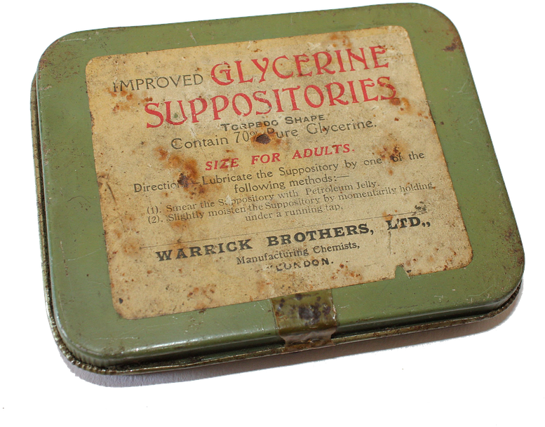 Laminated Poster Png Tin Glycerine Suppositories Pharmacy - Glycerol (850x720), Png Download