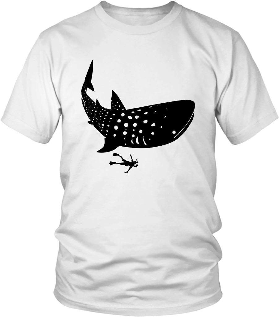 Whale Shark Diving Unisex T-shirt - All Women Are Created Equal But Queens (1024x1024), Png Download