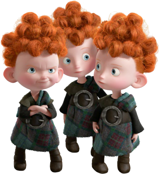 Disney Brave Characters (538x575), Png Download