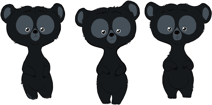 Brave Clip Art - Brave Brothers Bears (700x354), Png Download