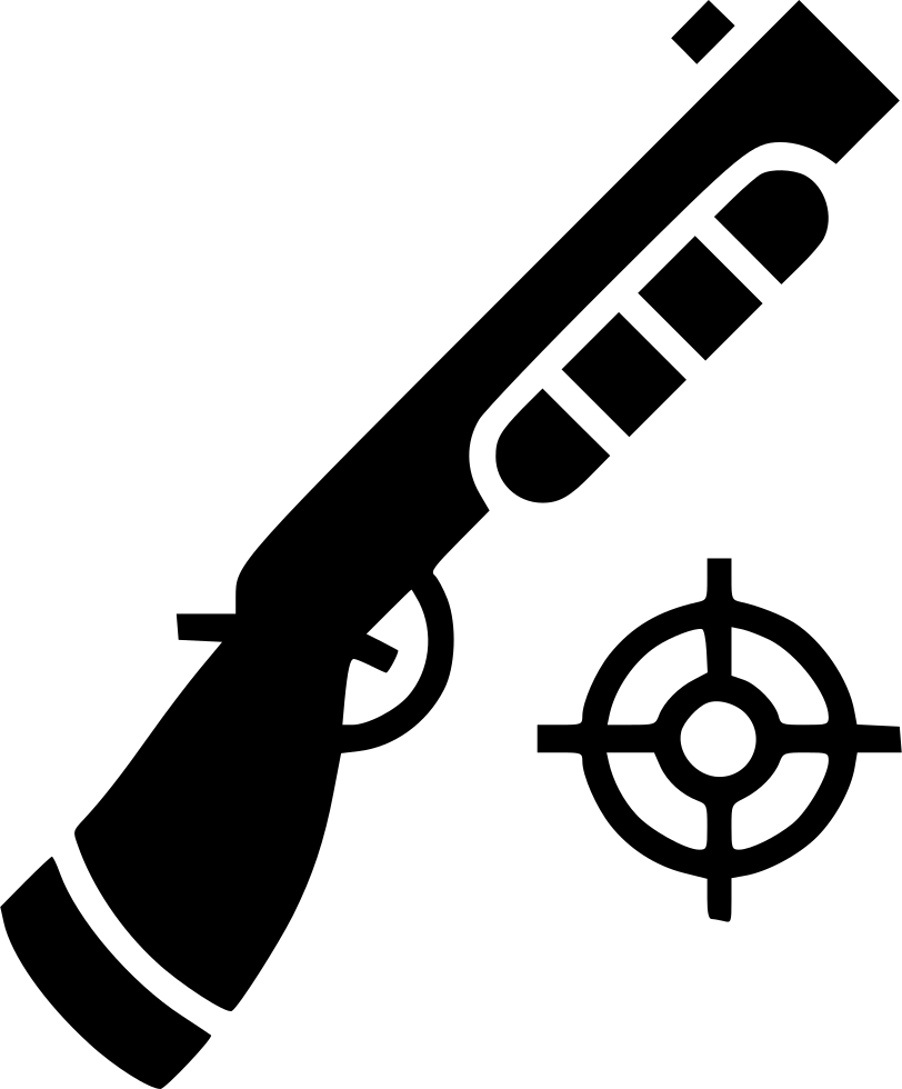 Hunting Svg Png Icon Free Download - Vector Graphics (812x980), Png Download