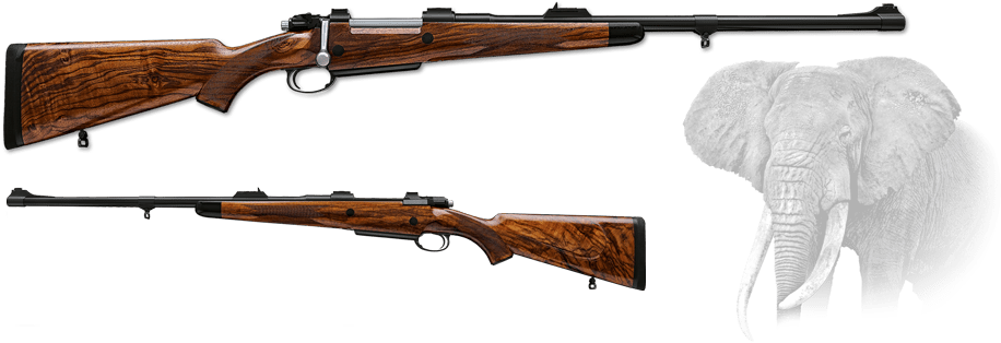 Mauser M98 Magnum - M98 Mauser (950x325), Png Download