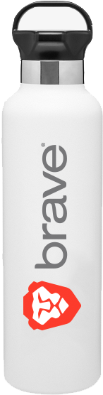 Brave 25 Oz - Water (576x590), Png Download