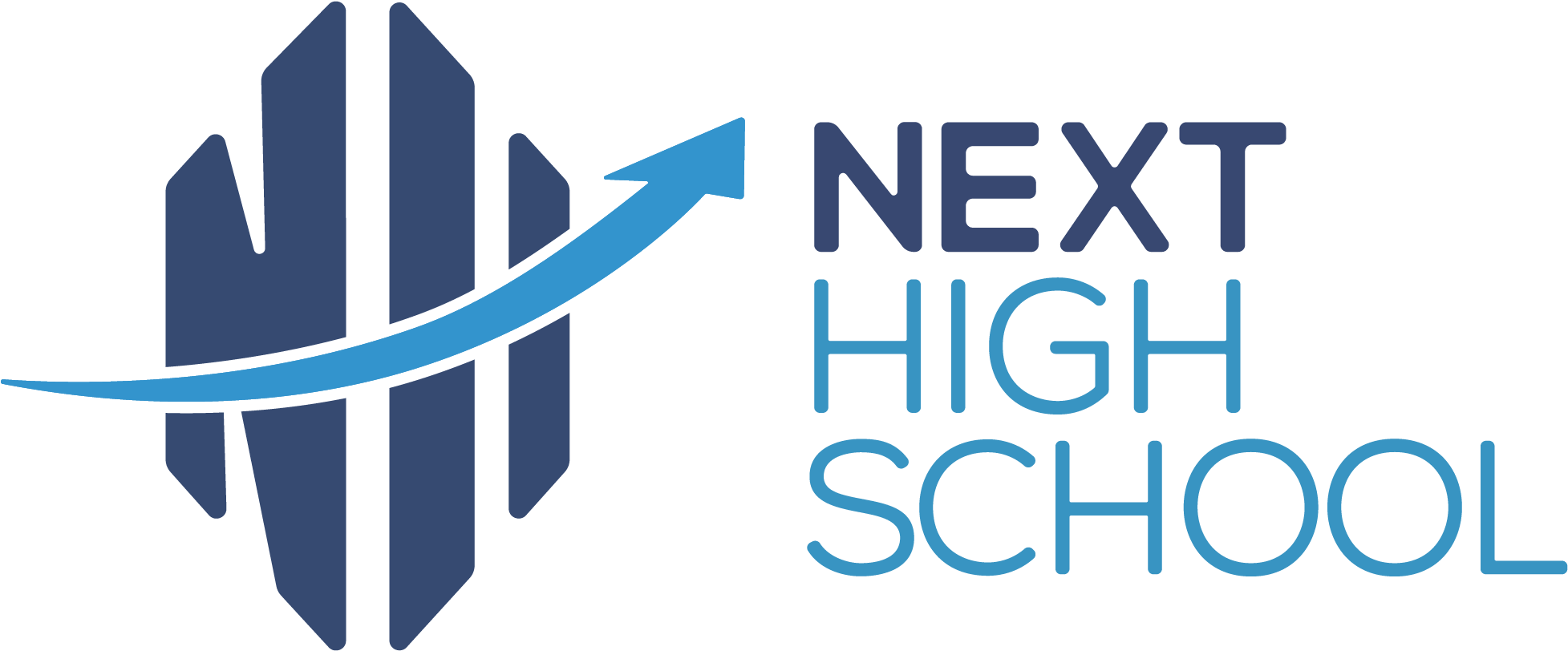 Next High School Logo (2083x944), Png Download
