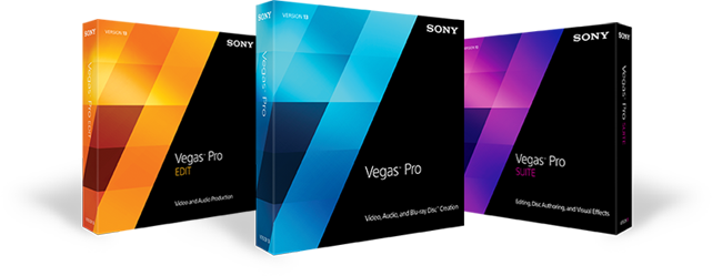 Sony Vegas Pro 13 Family - Win 7 Infinium V 5 2015 X64 (641x249), Png Download