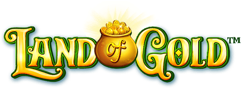 Land Of Gold - Land Of Gold Slot Png (594x320), Png Download