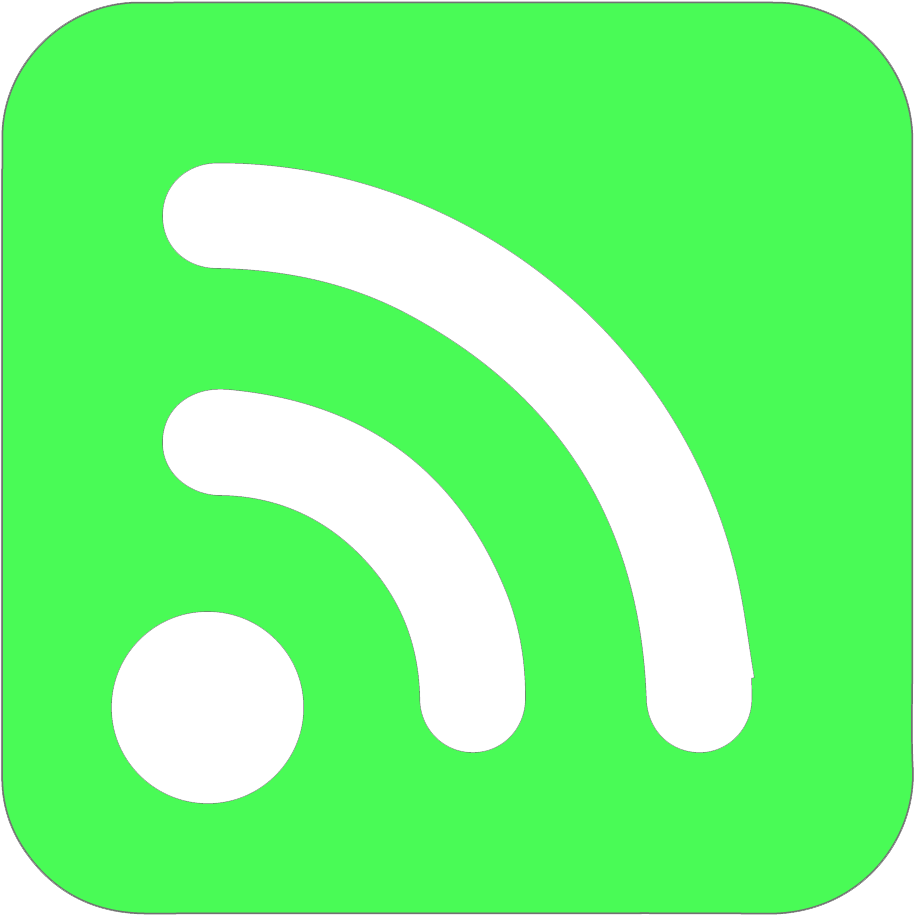 Green Feed Icon Png (1068x1068), Png Download