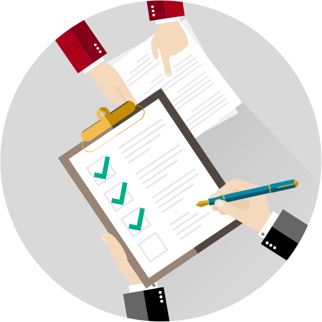 Double Check Peace Of Mind When Filing Important Documents - Document Review Icon (640x640), Png Download