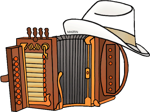 Accordion Clipart Clip Art - Zydeco Accordion Clipart (648x478), Png Download