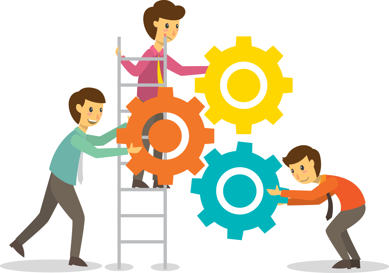 We Are Different Than Most Internet Marketing Companies - Team Png (1577x1107), Png Download