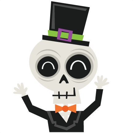 Skeleton Svg Scrapbook Cut File Cute Clipart Files - Clip Art (432x432), Png Download