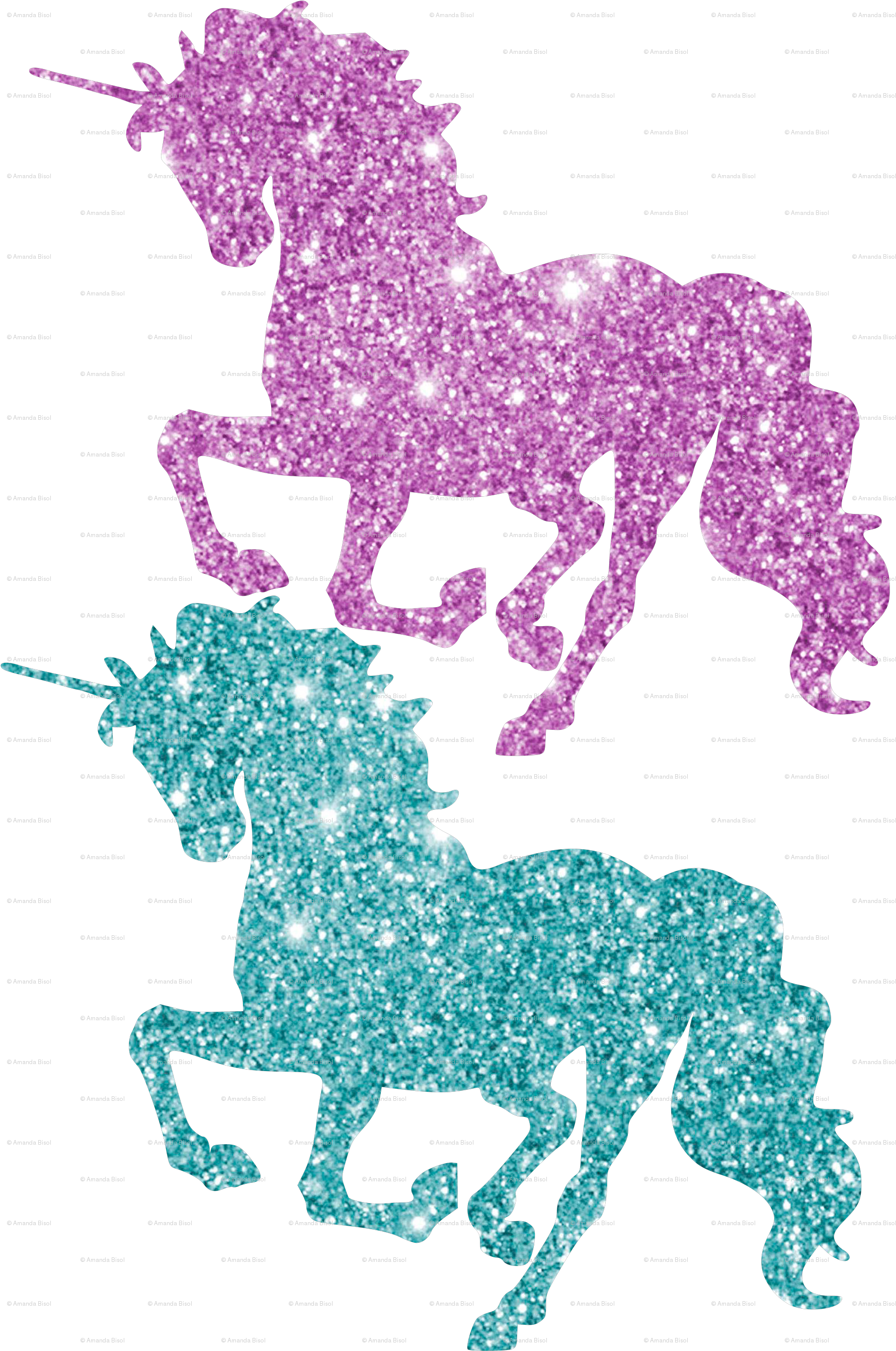 Picture Free Glitter Wall Sticker Wallpaper Lambandewecrafts - Glitter Unicorn Wall Sticker (1800x2700), Png Download