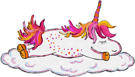 Hand Drawn Unicorns Sticker Pack Messages Sticker-9 - Drawing (618x618), Png Download