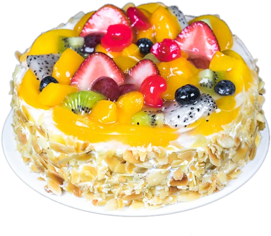 Fruit Paradise - Fruit Cake Sg Mango (700x700), Png Download