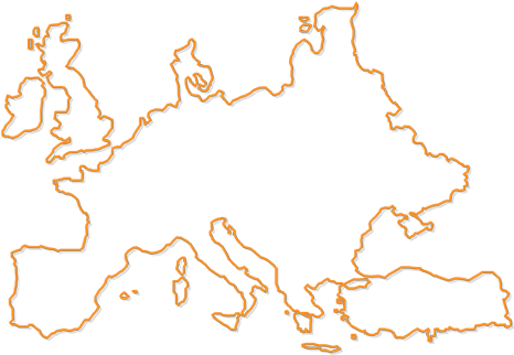 Europe - Outline Of Europe Png (720x360), Png Download