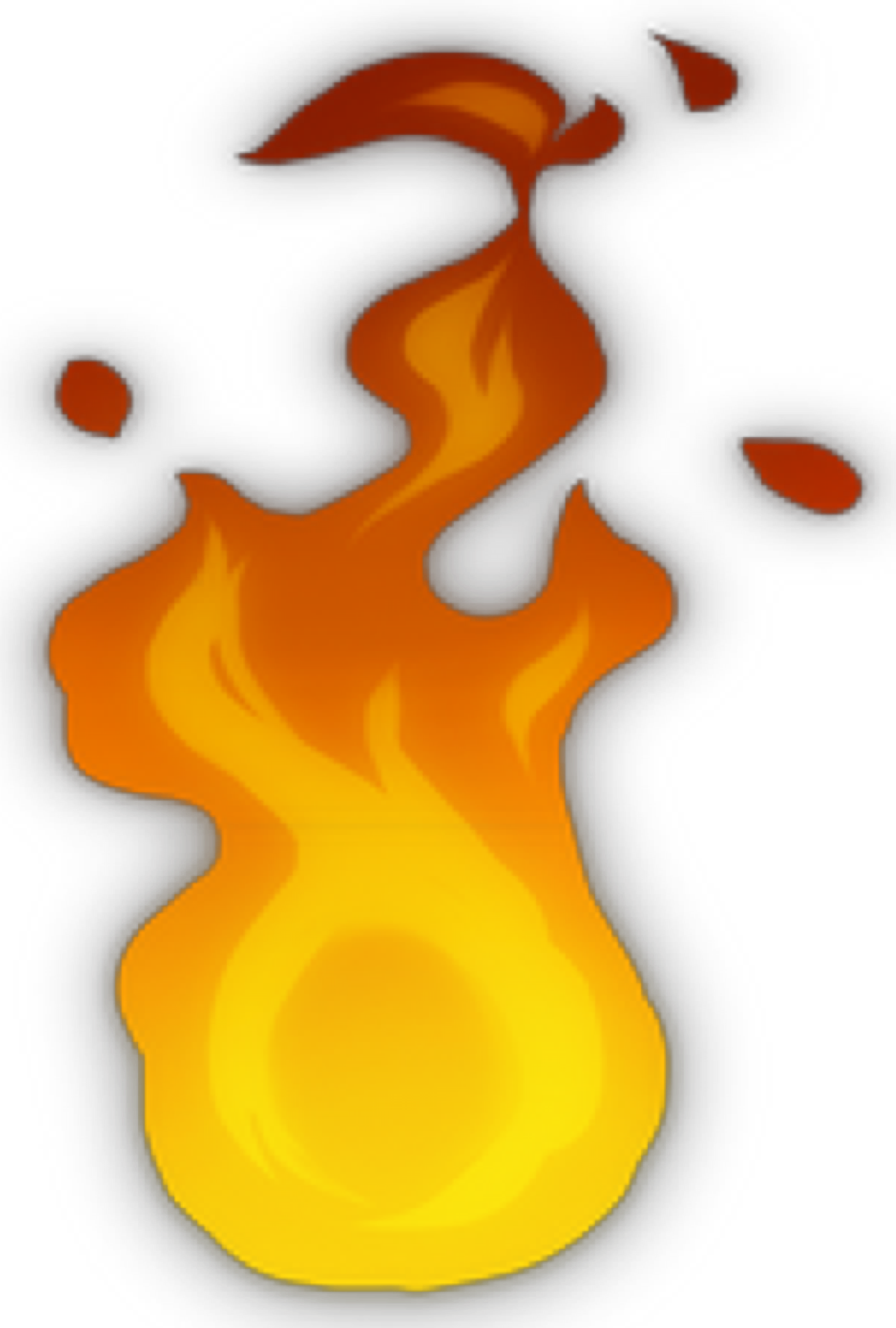Red Ember - Icon (1382x2048), Png Download
