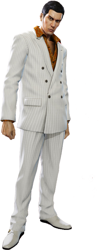 Kazuma Kiryu's Costume - Playstation 4 Yakuza 0 - Ps4 (500x900), Png Download