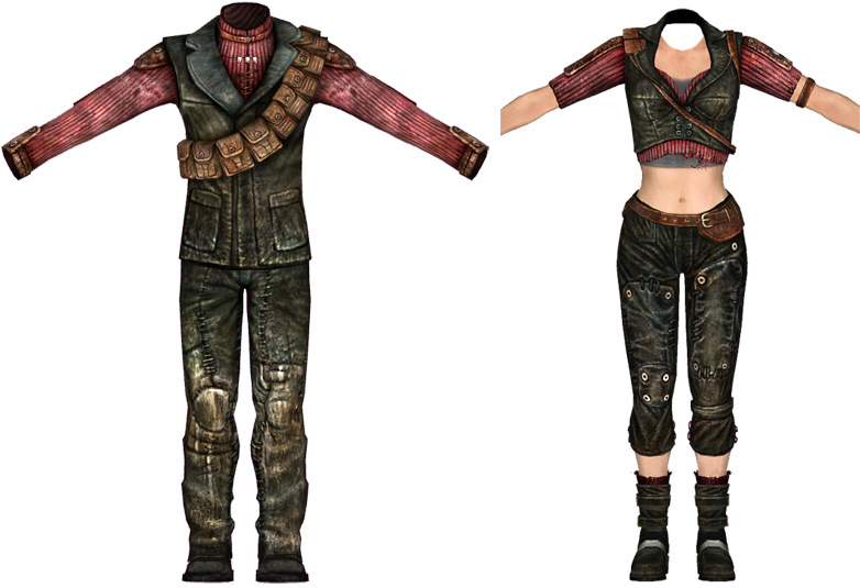 Merc Outfit - Fallout Outfits (800x567), Png Download