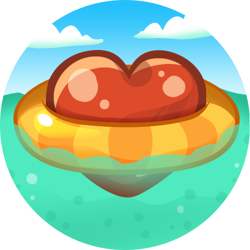 Achievements Badge Lifesaver - Png Farm Heroes Saga (500x500), Png Download